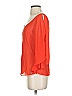 Guess 100% Polyester Orange 3/4 Sleeve Blouse Size XS - photo 5
