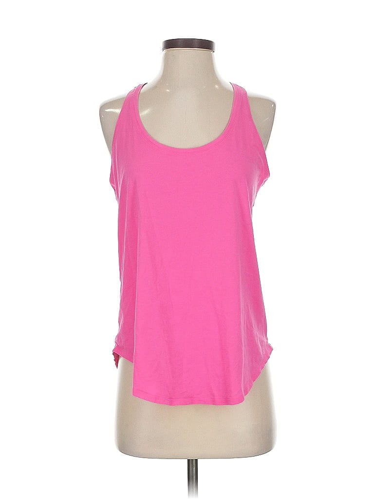 Click to view more detailed imagery on our partner's website Pre-owned Crz Yoga Tank Top Pink Halter Neckline Tops