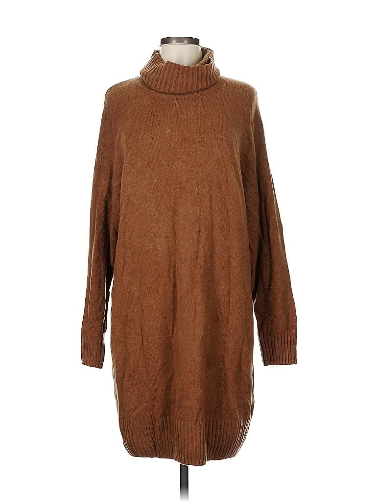 Pre-owned Gap Turtleneck Sweater In Brown