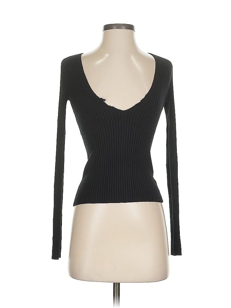 Pre-owned Easel Cardigan Sweater In Black