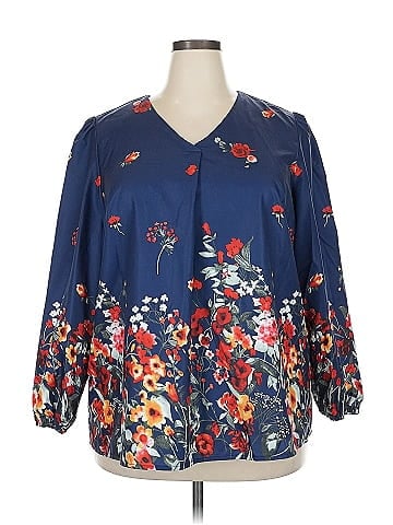 Emery Rose 3/4 Sleeve Blouse (view 1)