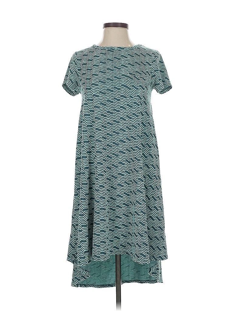 Pre-owned Lularoe Casual Dress In Blue