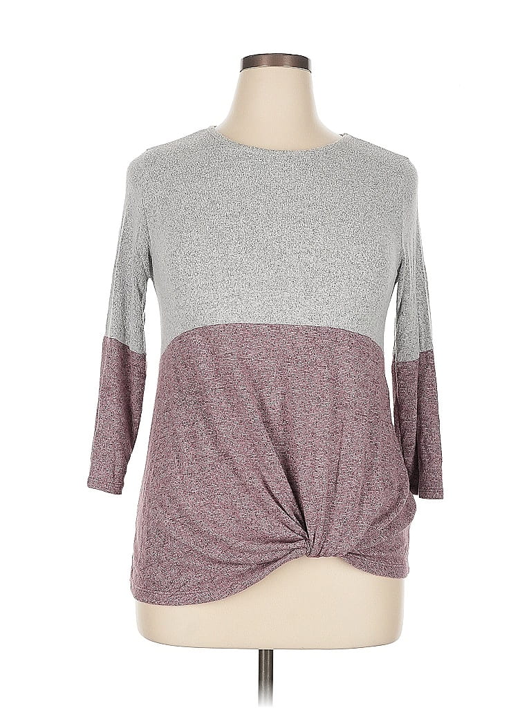 PINK CLOVER Pre-owned Pullover Sweater In Gray