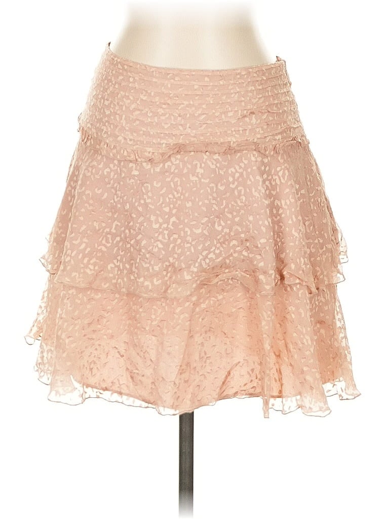 Pre-owned Reiss Silk Skirt In Pink