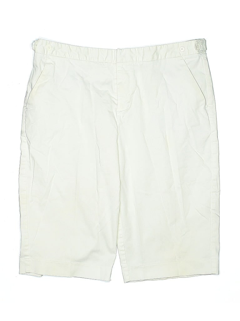 Pre-owned Patchington Khaki Shorts In White
