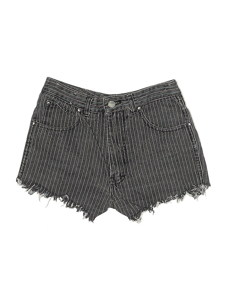 Pre-owned Unbranded Denim Shorts In Gray