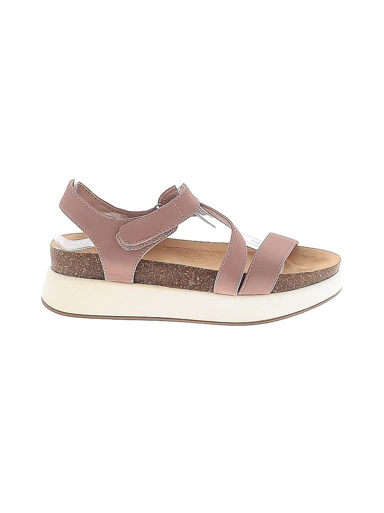 Pre-owned Assorted Brands Sandals In Brown