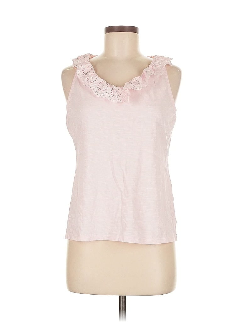 Pre-owned Talbots Outlet Sleeveless T-shirt In Pink