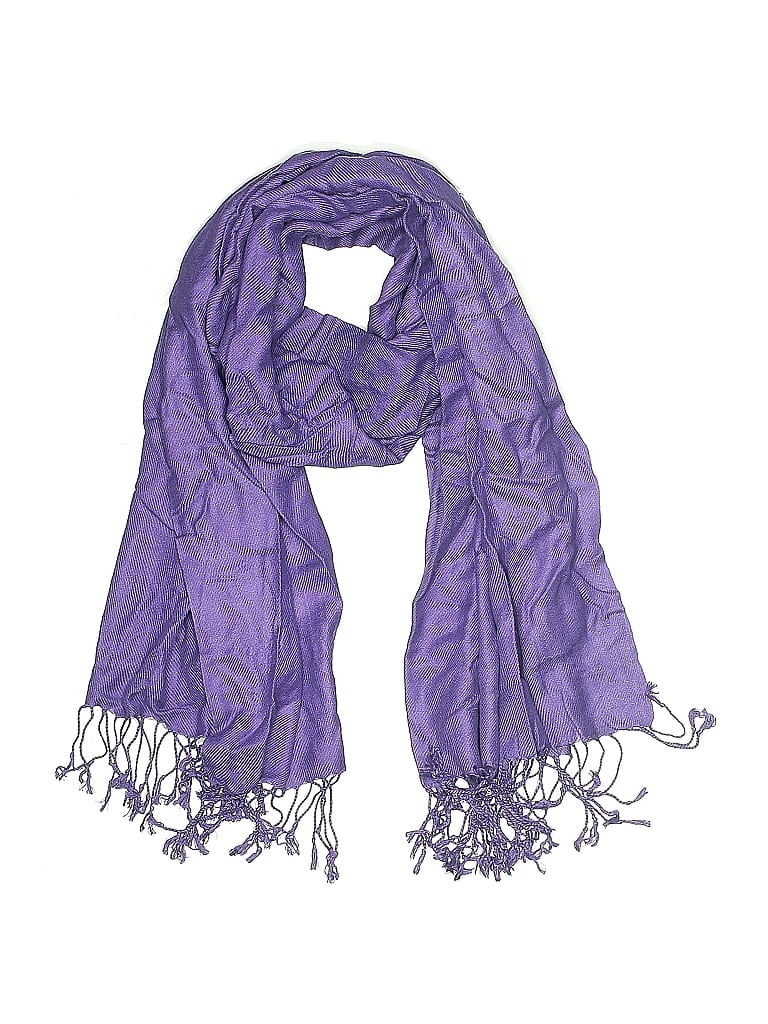 Pre-owned Unbranded Scarf In Purple