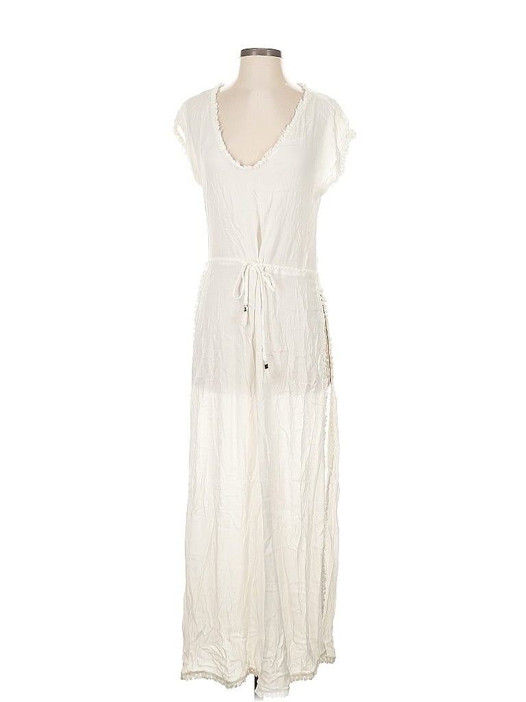 Pre-owned L*space Casual Dress In White