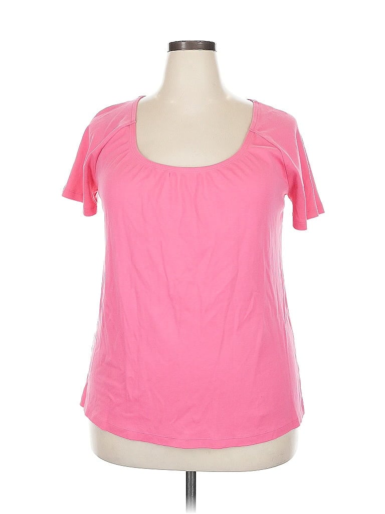 Pre-owned Lane Bryant Active T-shirt In Pink