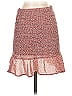 She + Sky 100% Polyester Tweed Red Casual Skirt Size S - photo 1