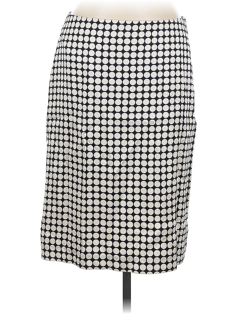 Click to view more detailed imagery on our partner's website Pre-owned Banana Republic Silk Skirt In White