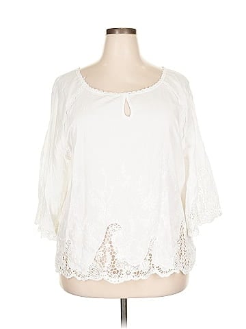 Suzanne Betro 3/4 Sleeve Blouse (view 1)