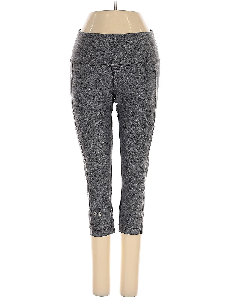 Pre-owned Under Armour Active Pants In Gray