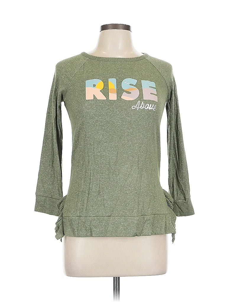 Pre-owned Old Navy Sweatshirt In Green