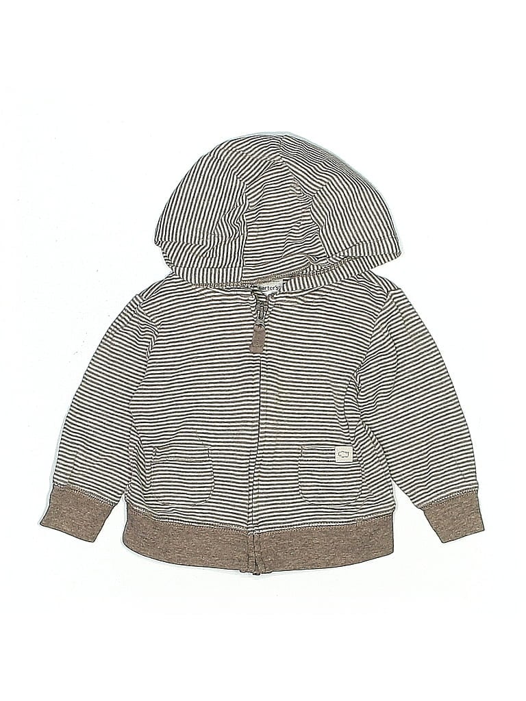Pre-owned Unbranded Babies' Zip Up Hoodie In Gray