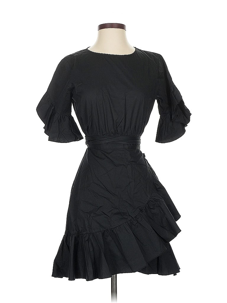 Pre-owned Cynthia Rowley Tjx Cocktail Dress In Black