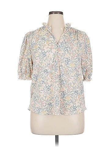 MELLODAY Short Sleeve Blouse (view 1)