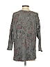 Nally & Millie Paisley Gray Pullover Sweater Size S (estimated) - photo 2