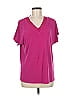 Dana Buchman Pink Purple Short Sleeve Blouse Size M - photo 1