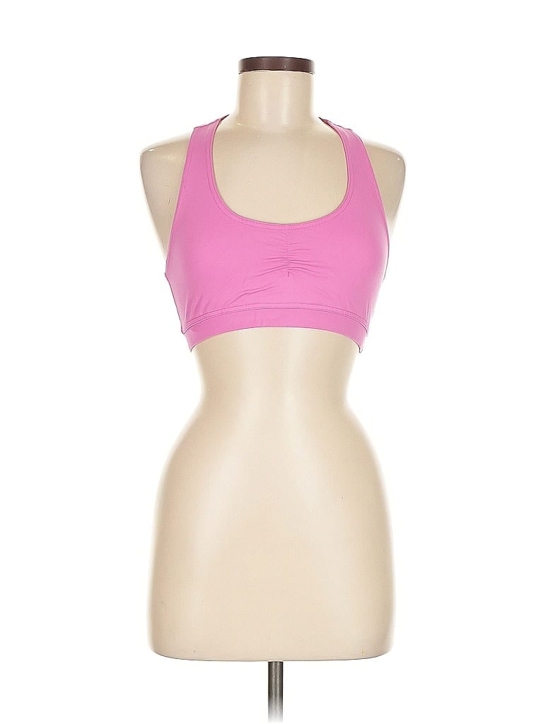 Click to view more detailed imagery on our partner's website Pre-owned Lija Tank Top Pink Halter Neckline Tops