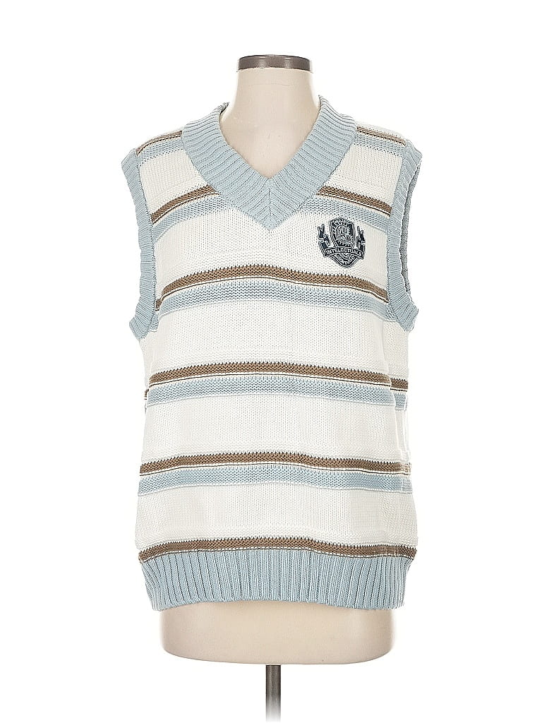 Assorted Brands Sweater Vest In Blue