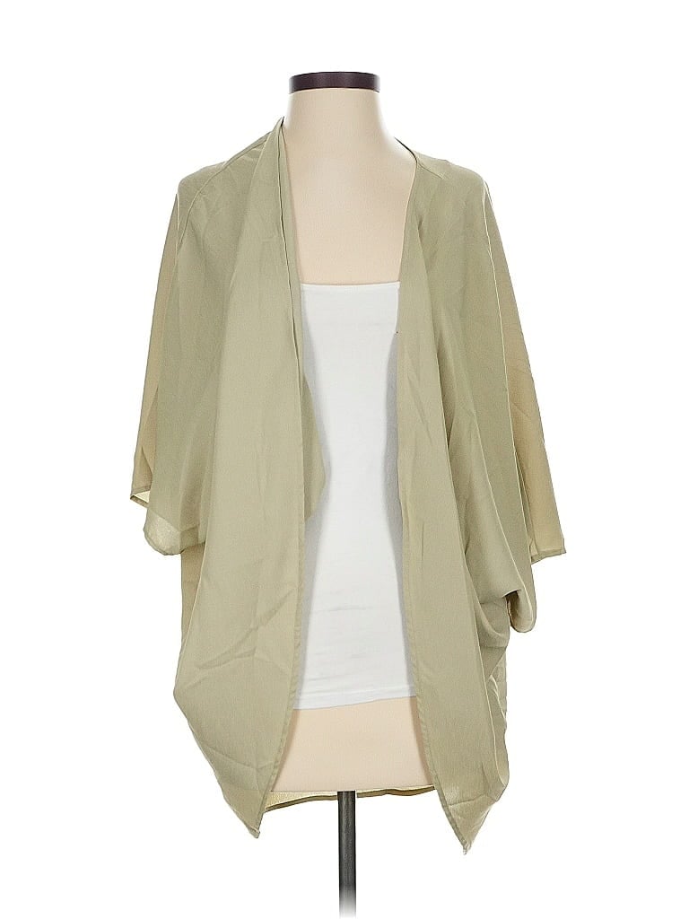 Pre-owned Unbranded Kimono In Brown