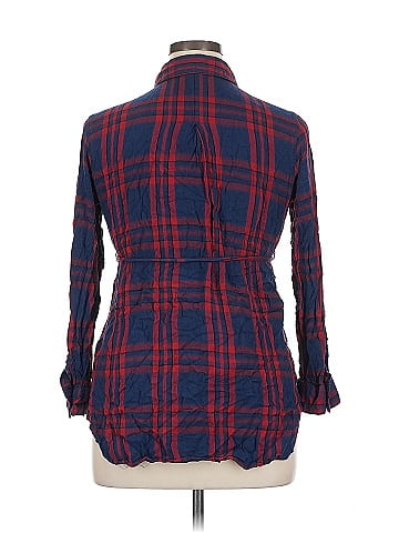 Isabel Maternity 3/4 Sleeve Button-Down Shirt (view 2)