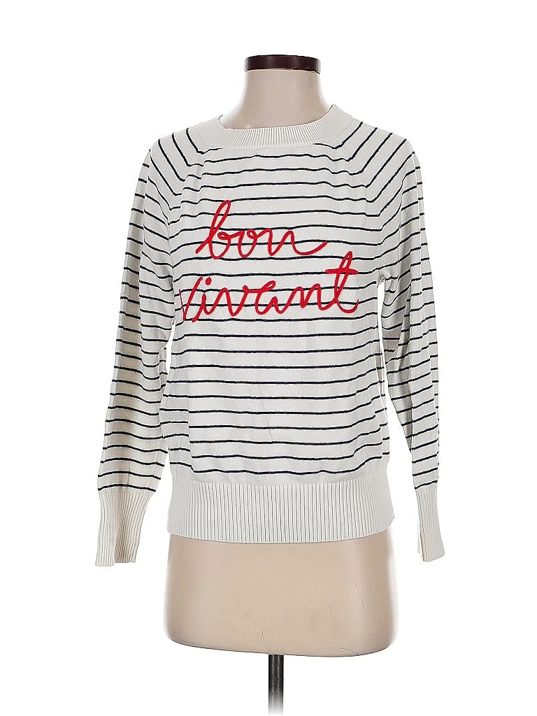 Pre-owned Gap Pullover Sweater In White