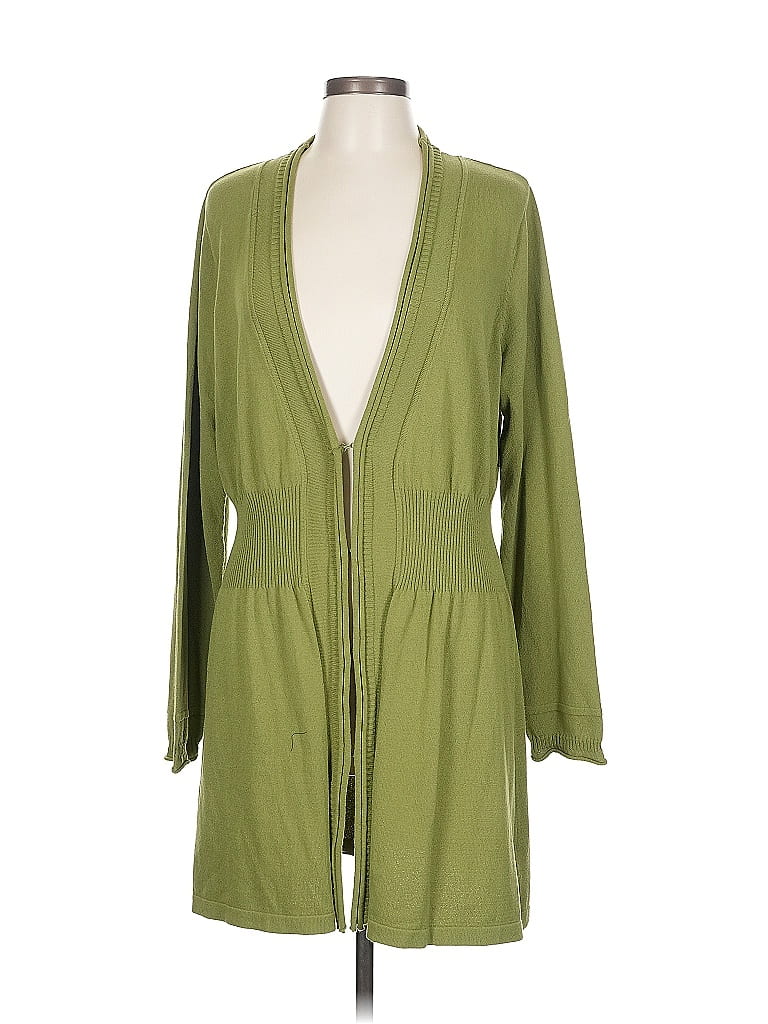 Pre-owned Simonton Says Cardigan Sweater In Green