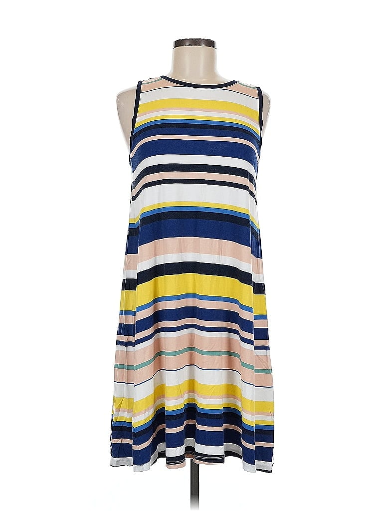 Pre-owned Ann Taylor Loft Outlet Casual Dress In Blue