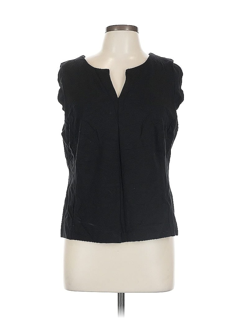 Pre-owned Cabi Sleeveless Blouse In Black