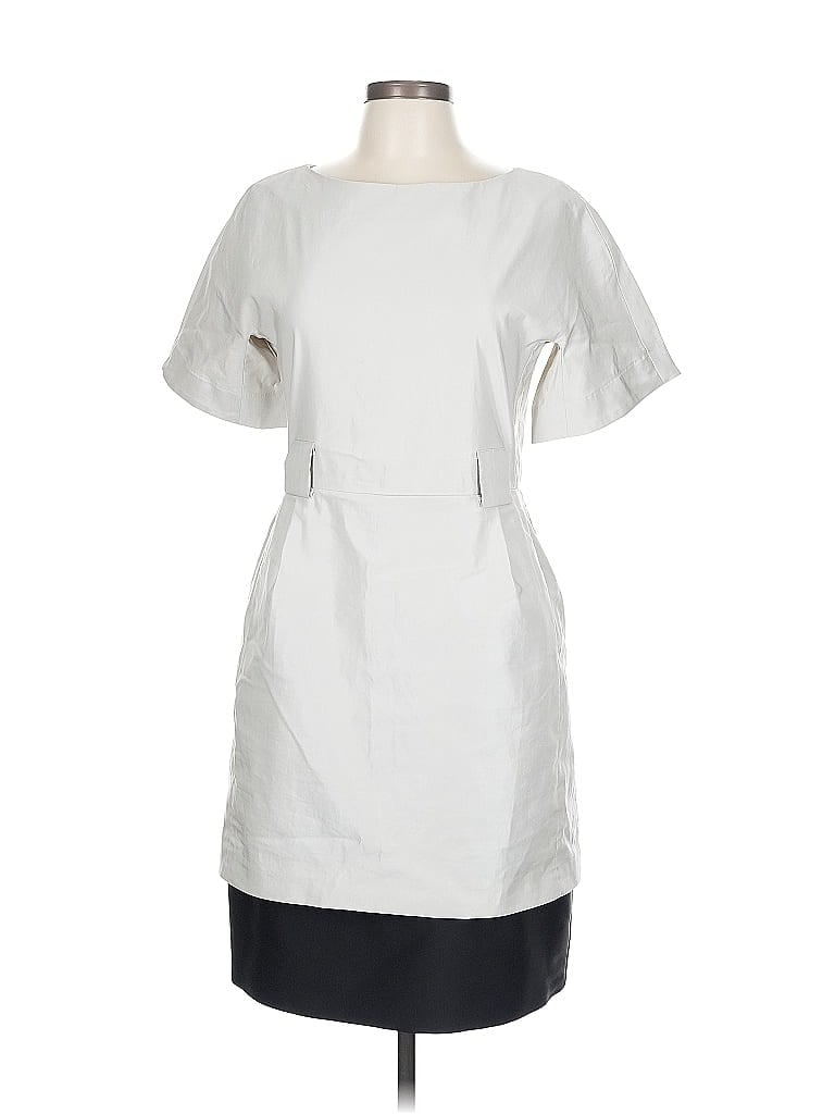 Pre-owned Zara Basic Casual Dress In Gray