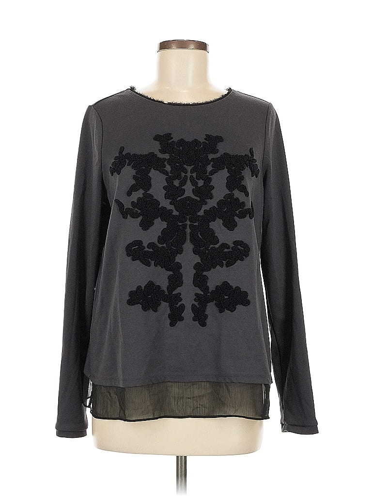 SIMPLY VERA VERA WANG Pre-owned Pullover Sweater In Gray