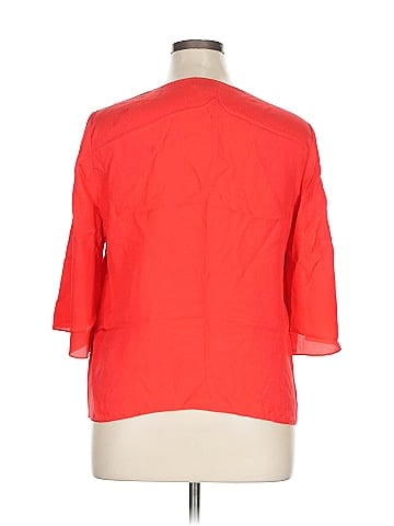 J.Crew 365 3/4 Sleeve Silk Top (view 2)
