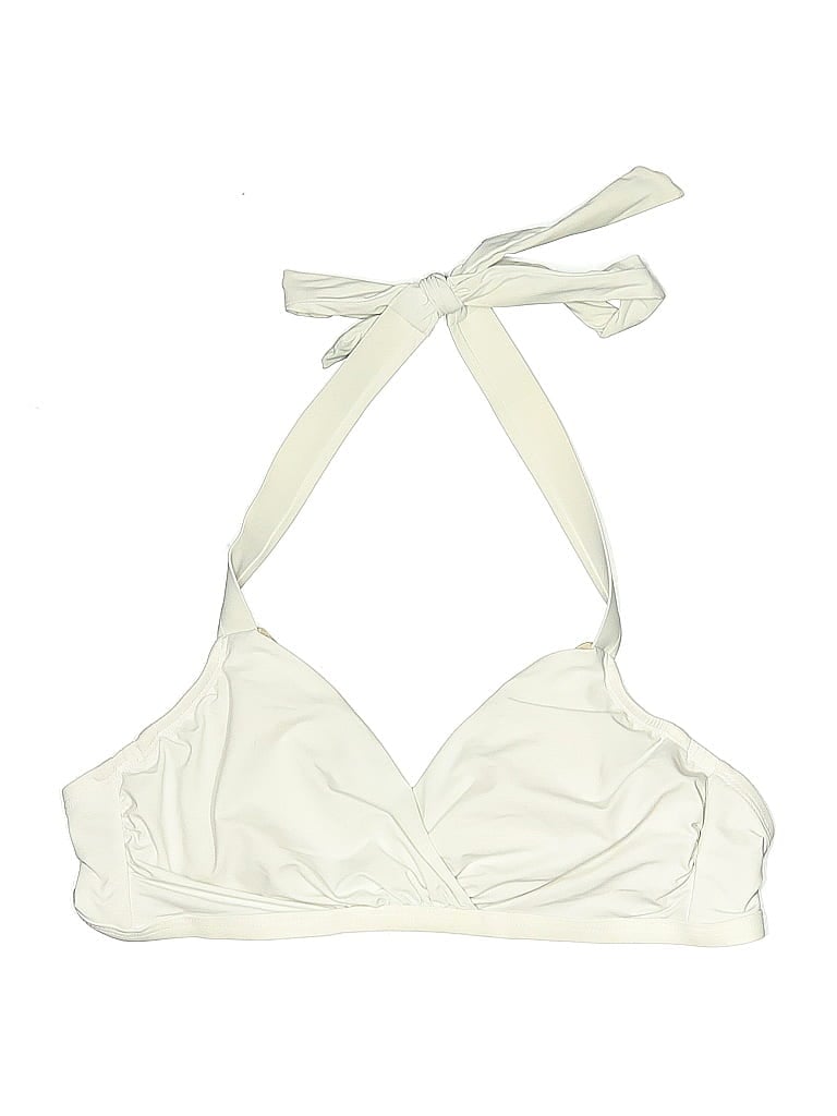 Pre-owned White House Black Market Swimsuit Top White Swimwear