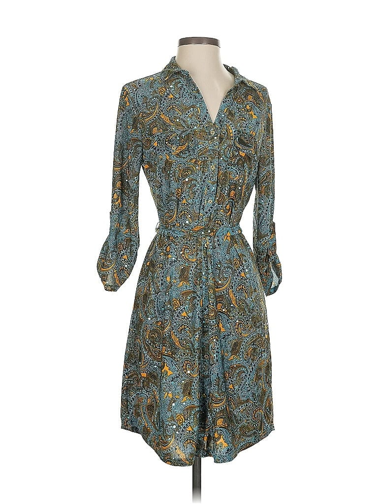 Pre-owned Emily Daniels Casual Dress In Blue