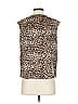 Ellen Tracy 100% Polyester Brown Sleeveless Top Size XS - photo 2