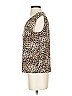 Ellen Tracy 100% Polyester Brown Sleeveless Top Size XS - photo 5