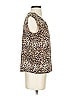 Ellen Tracy 100% Polyester Brown Sleeveless Top Size XS - photo 4