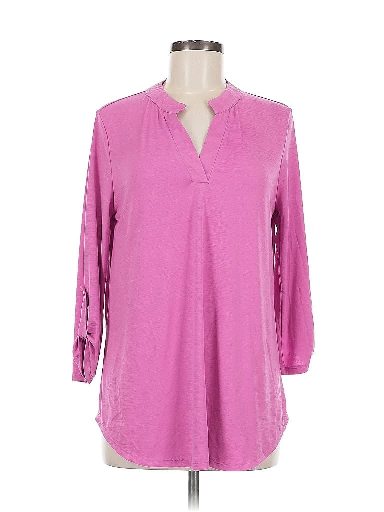 Pre-owned Dear Scarlett 3/4 Sleeve T-shirt In Pink
