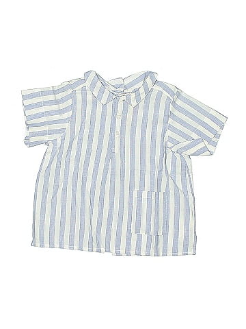 Bonpoint Short Sleeve Button-Down Shirt (view 1)