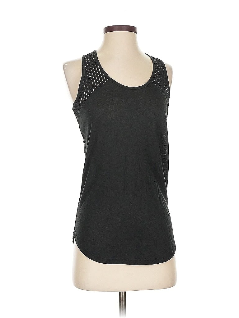 Pre-owned J.crew Factory Store Tank Top Black Halter Neckline Tops