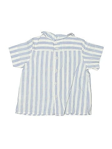Bonpoint Short Sleeve Button-Down Shirt (view 2)