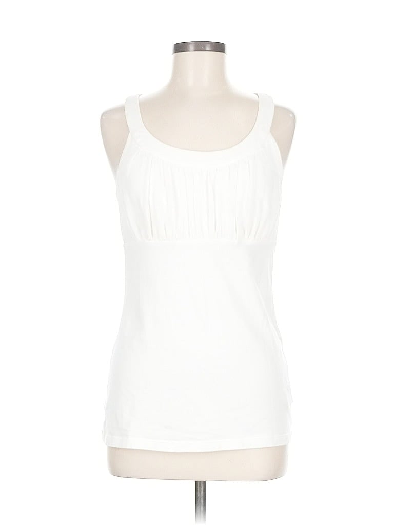Pre-owned Express Sleeveless Top White Sweetheart Neckline Tops
