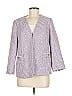 Kasper 100% Polyester Houndstooth Gray Blazer Size 8 - photo 1