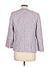 Kasper 100% Polyester Houndstooth Gray Blazer Size 8 - photo 2