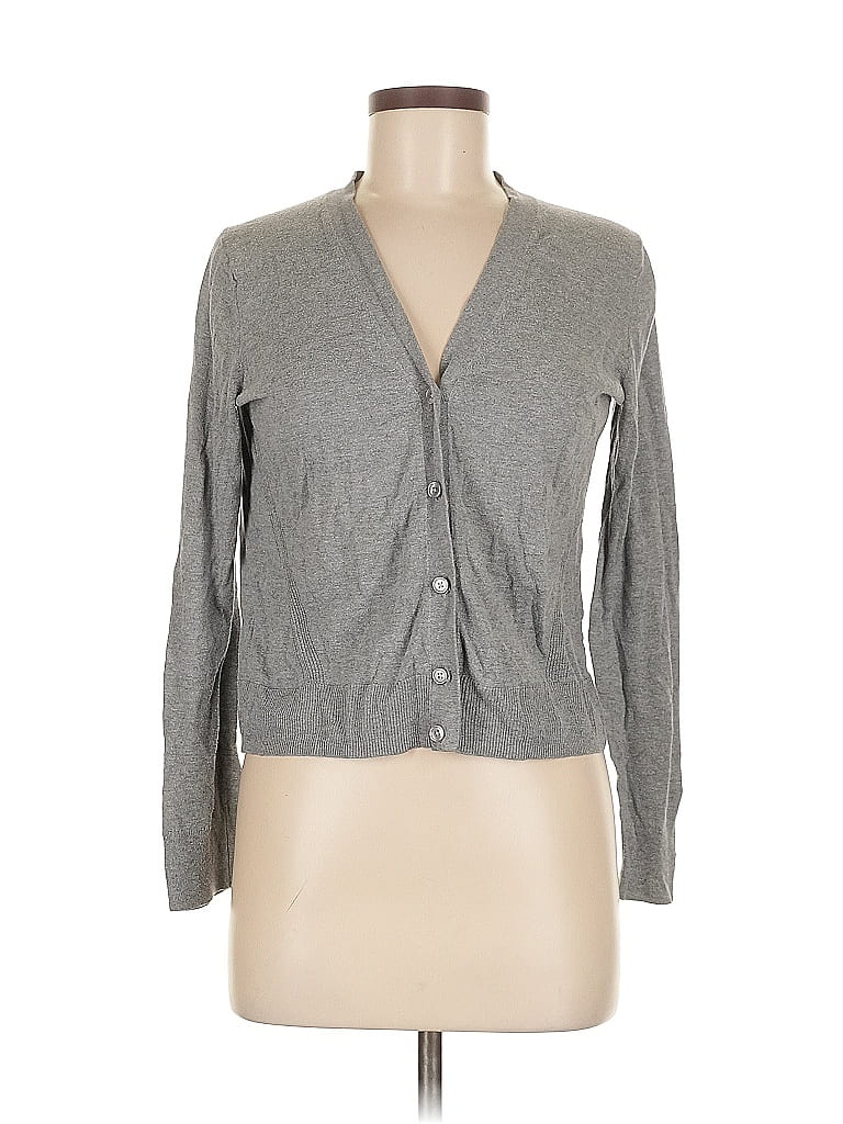 Pre-owned Banana Republic Factory Store Cardigan Sweater In Gray