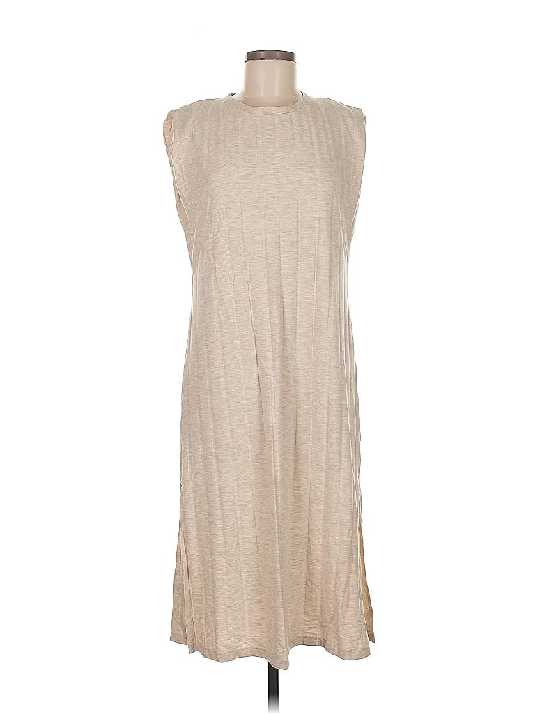 Pre-owned Status By Chenault Casual Dress In Brown